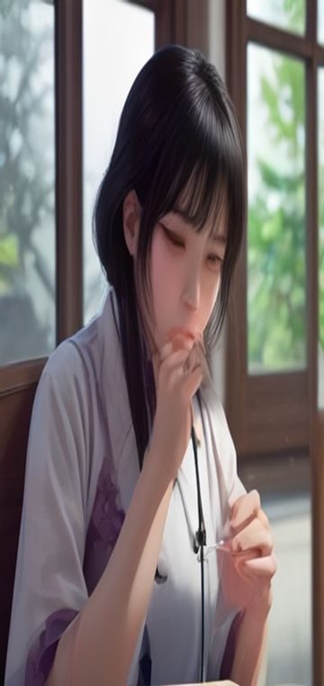 在线聊天App的个人资料页面,展示用户头像昵称以及二维码名片功能